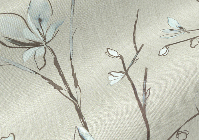 Blossom, Sky Blue - Twist&Fit Roller Blind - Image 4